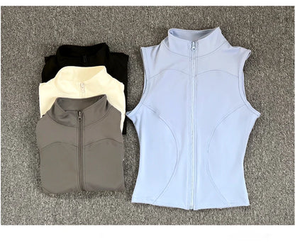 Women's Sport Sleeveless Top – Slim Fit Yoga & Fitness