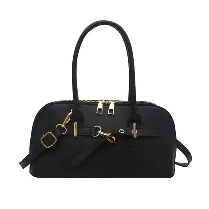 Women's Fashionable Handbag Retro Style Crossbody Bag For Commuting Soft PU Shoulder Bag[G32]