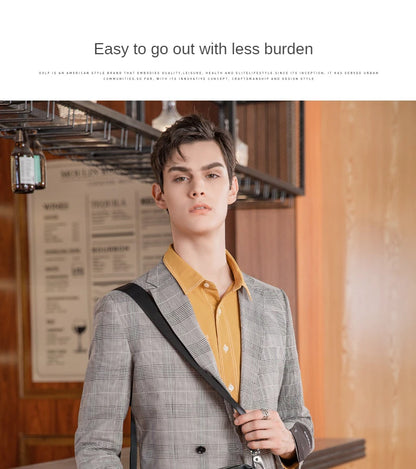 GOLF single shoulder bag man hand bag  business presbyopic restoring ancient ways his satchel envelope hand caught
