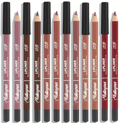 6 Color Velvet Matte Lip Liner Set