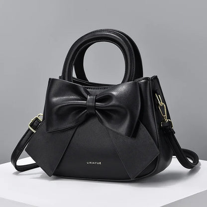 Fashionable and stylish single-shoulder handbag for women, new trendy high-end crossbody bag with bow, suitable for commuting, d