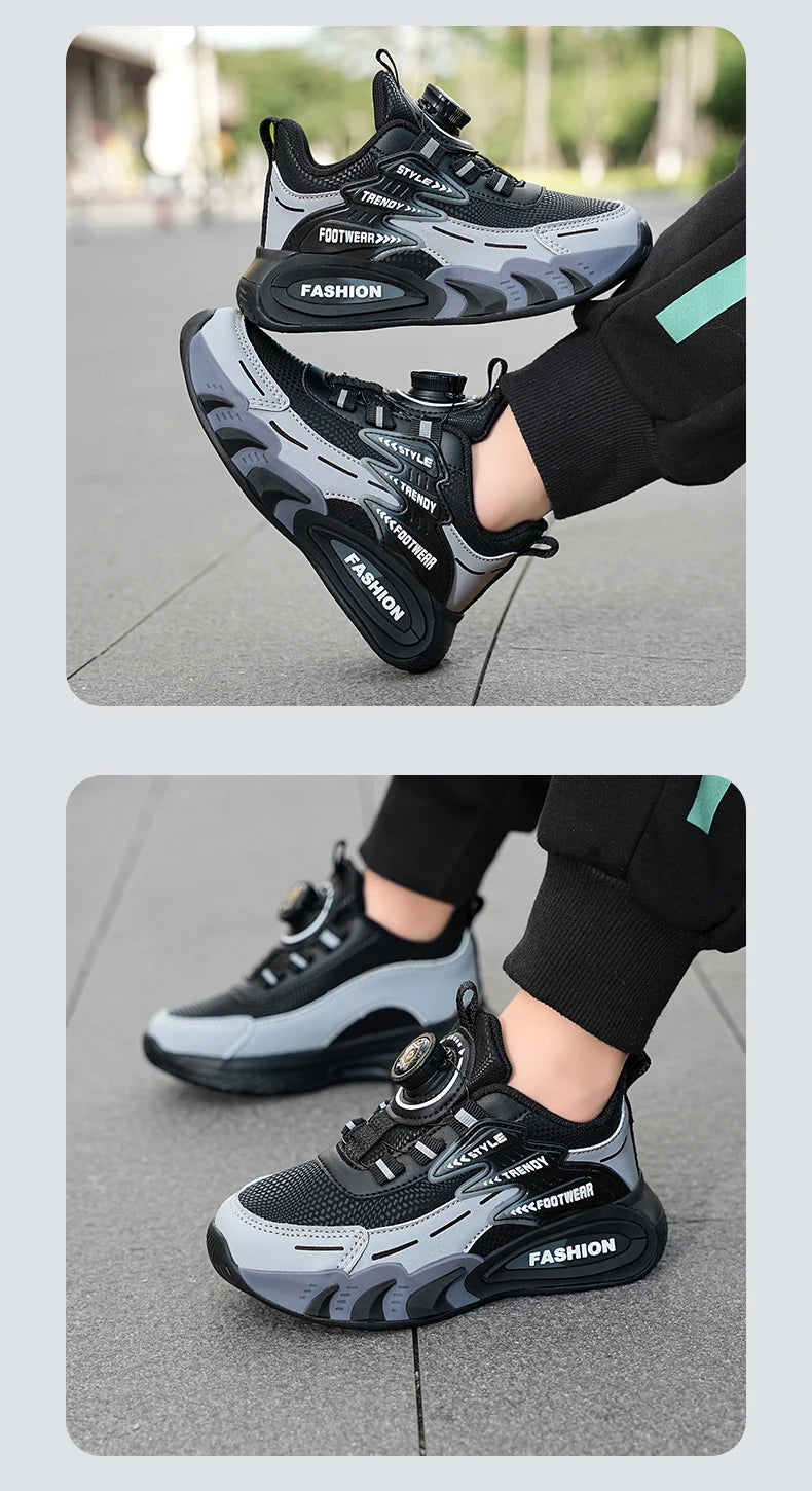 Leather Boys Kids Sneakers For Girls School Casual Outdoor