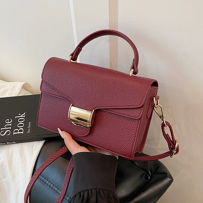 Black Handbags Classic Bags Designer Crossbody Bag Pu Leather Small Messenger Bag Women's Shoulder Bag Bolsa Feminina Flap Purse