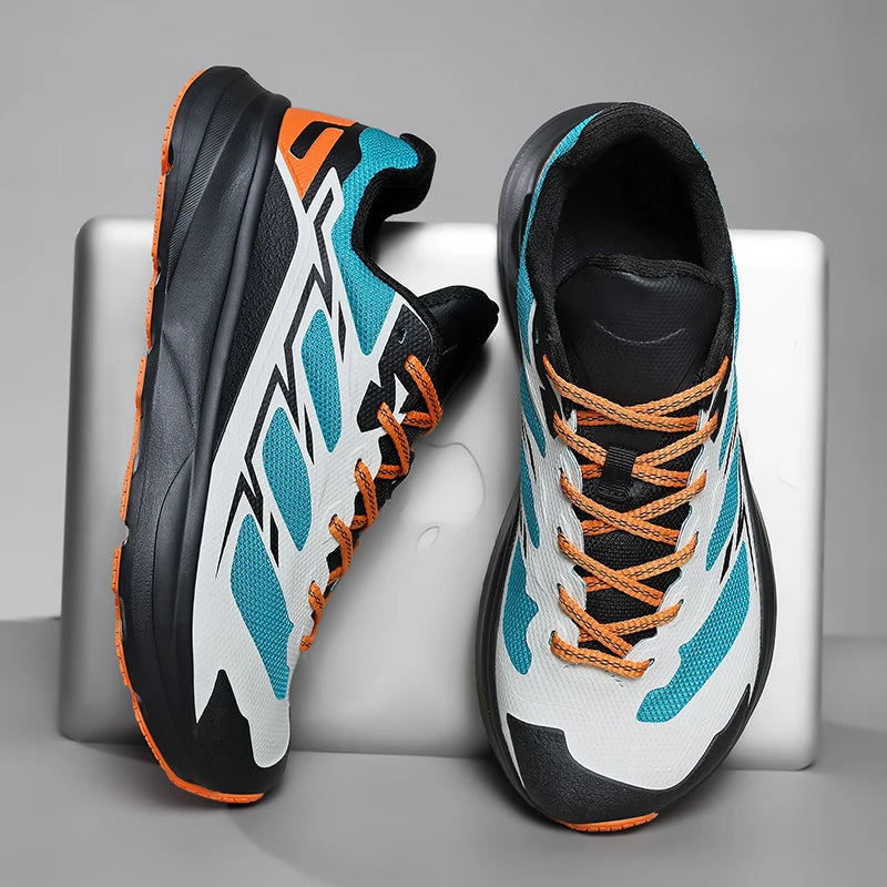 Wide Toe Men Running Sneakers