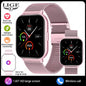 LIGE New Bluetooth Call Smart Watches Women Wrist Watch Sports Fitness Watches IP67 Waterproof Smartwatch For iPhone Android iOS