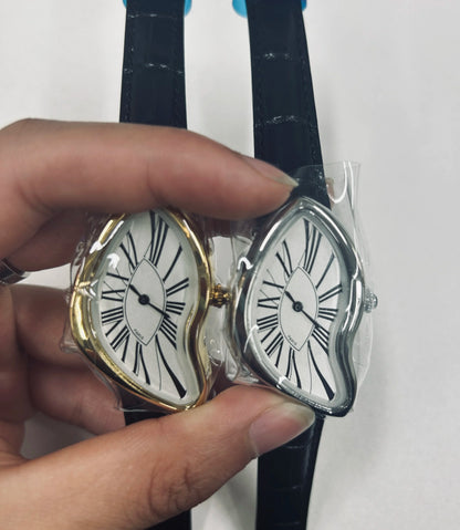 Alien Crash Melt Twist Y2K Watch kiosk Men's Fashion Trendy Retro Advanced Instagram Design Niche design creative watches hot