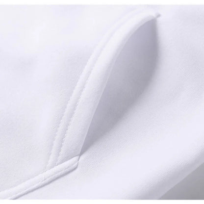Unisex Casual Hoodie – Solid Color Pullover Sweatshirt
