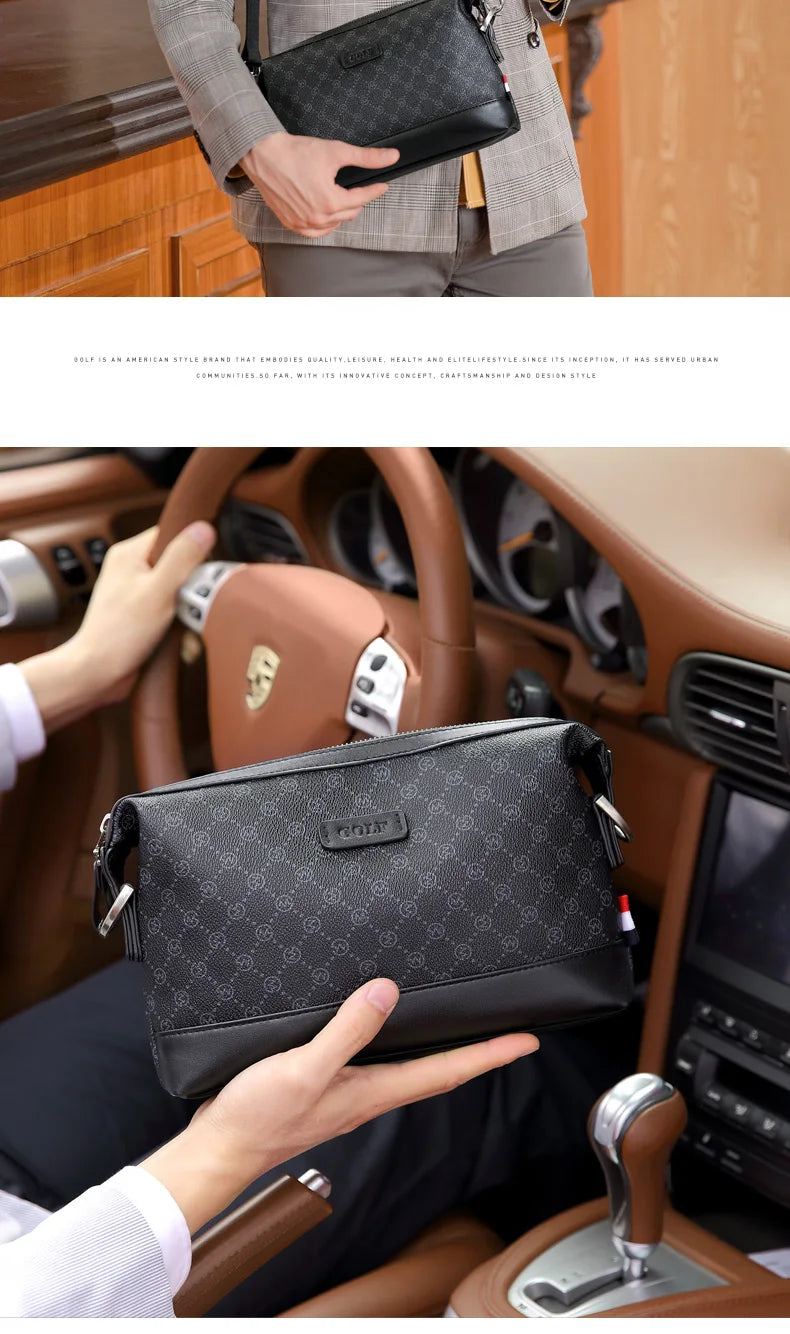 GOLF single shoulder bag man hand bag  business presbyopic restoring ancient ways his satchel envelope hand caught