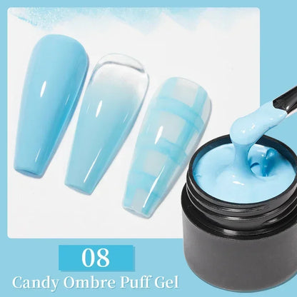 30ML Glitter Poly Nail Gel Hema Free Pink Glitter Acrylic Gel Finger Extension Nail Gel Semi-Permanent Nail Varnish For Manicure