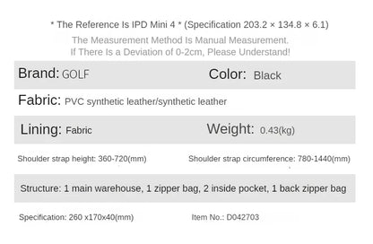 GOLF single shoulder bag man hand bag  business presbyopic restoring ancient ways his satchel envelope hand caught