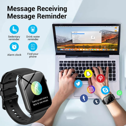 Blackview 2025 R30 Max Smartwatch with Flashlight 1.91'' TFT Screen Health Monitoring Bluetooth Call Watches for Men Women Gifts