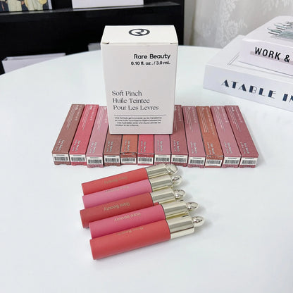 Rare Beauty Blush Lip Gloss Brightens The Complexion Is Silky And Beautiful And Enhances Contours Girl Women Makeup With Box