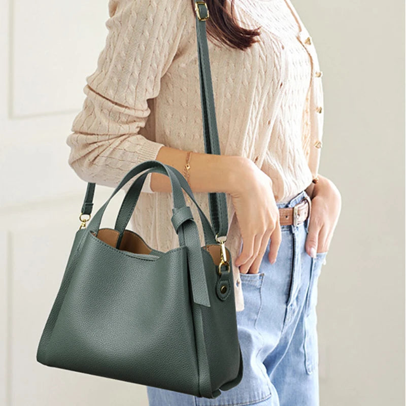 Women's Handbags Retro Fashion Simple New Texture