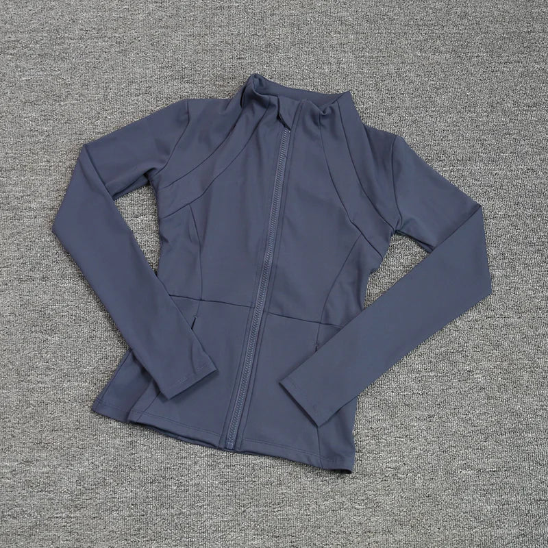Women's Sport Zip Jacket – Quick-Dry Breathable Running & Yoga Top