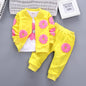 Baby Boys Girls Clothes stamp Cotton T-Shirt Pants 2Pcs/sets