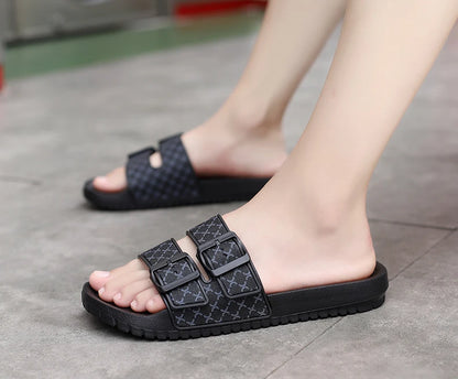 Moda casual flip-flops masculino verão eva sandálias esportivas de sola macia 2024 nova tendência confortável antiderrapante chinelos de praia