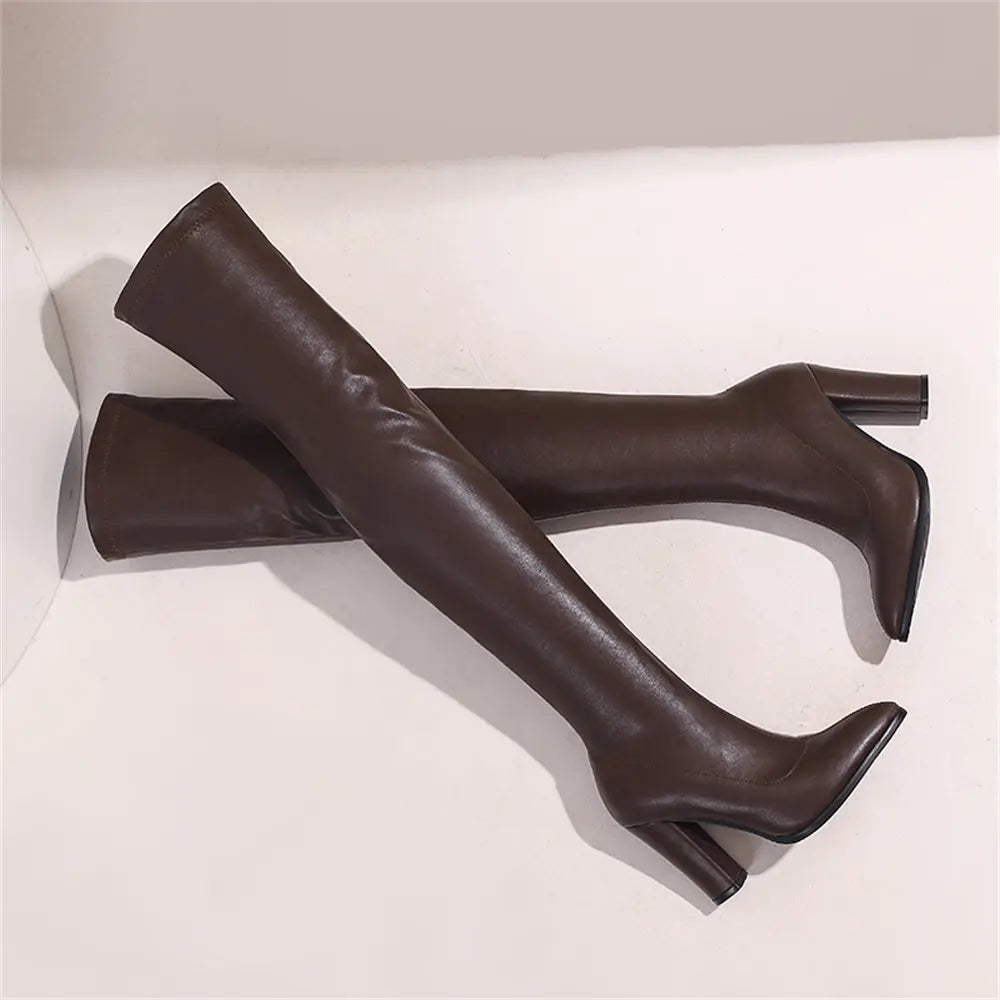 Plus Size 48 Brand NEW Pointed Toe Brown