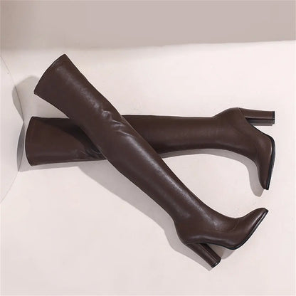 Plus Size 48 Brand NEW Pointed Toe Brown