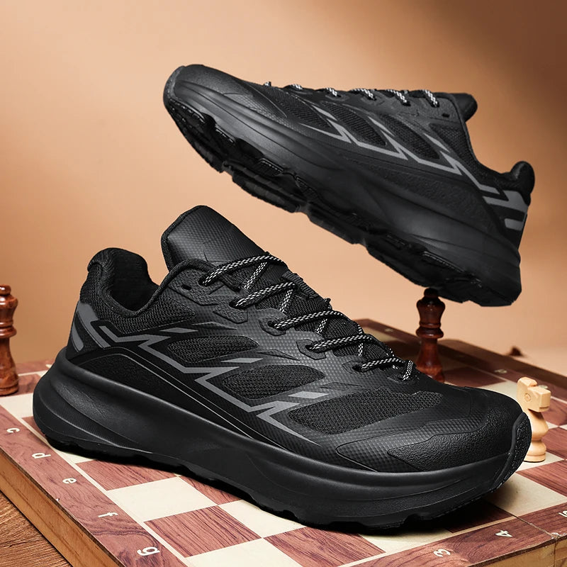 Wide Toe Men Running Sneakers