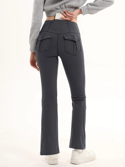 Women's High Waist Flare Yoga Pants – Tummy Control Bootcut Leggings