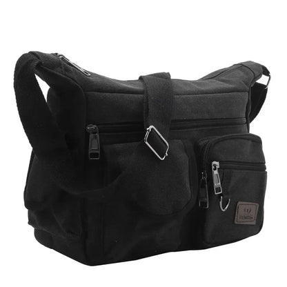 Casual Tote Travel Male Crossbody Bag Men's Canvas Shoulder Bags Luxury Messenger Bags Fashion High Quality Handbag Chest Bag