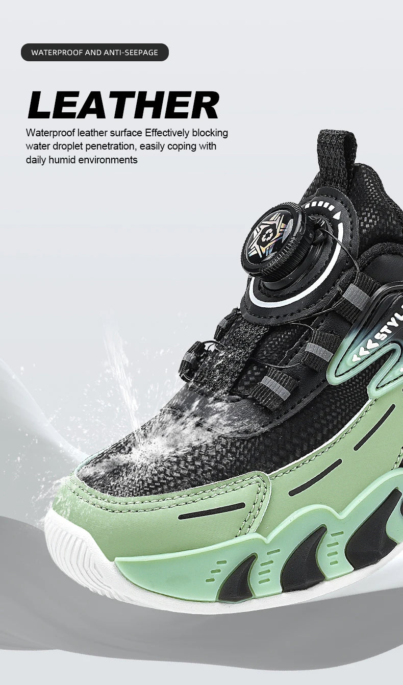 Leather Boys Kids Sneakers For Girls School Casual Outdoor