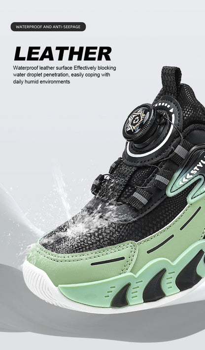 Leather Boys Kids Sneakers For Girls School Casual Outdoor