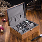 Wooden Watch Box Mens Watch Case Storage Box Travel Luxury Watches Organizer Display Collection Portable Storage Boxes Men Gift