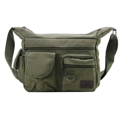Casual Tote Travel Male Crossbody Bag Men's Canvas Shoulder Bags Luxury Messenger Bags Fashion High Quality Handbag Chest Bag