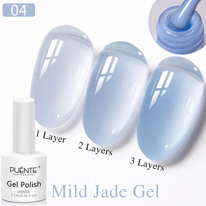 30ML Glitter Poly Nail Gel Hema Free Pink Glitter Acrylic Gel Finger Extension Nail Gel Semi-Permanent Nail Varnish For Manicure