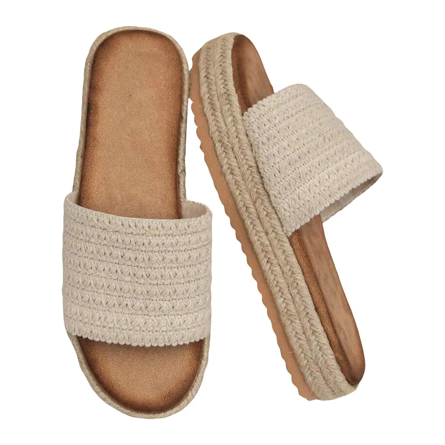 2025 Summer Women's Outdoor Platform Casual Round Toe Sandals