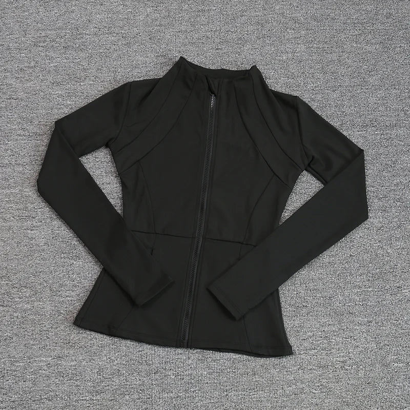 Women's Sport Zip Jacket – Quick-Dry Breathable Running & Yoga Top