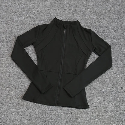 Women's Sport Zip Jacket – Quick-Dry Breathable Running & Yoga Top