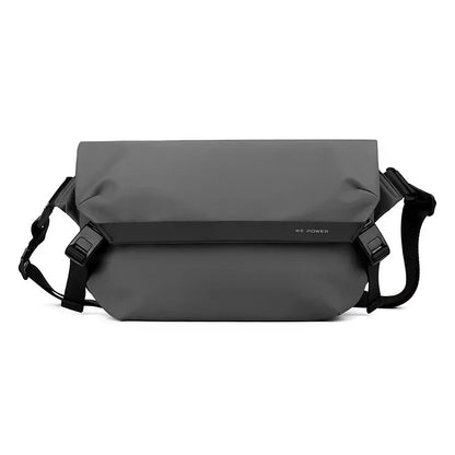 New Versatile Work Suit Shoulder Bag Men's Casual Single Crossbody Backpack Trendy Small Square Chest Bags Мужская сумка Bolsas