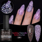 30ML Glitter Poly Nail Gel Hema Free Pink Glitter Acrylic Gel Finger Extension Nail Gel Semi-Permanent Nail Varnish For Manicure
