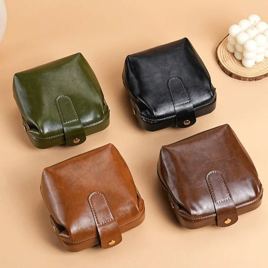 Fashion Vintage PU Leather Cosmetic Bag