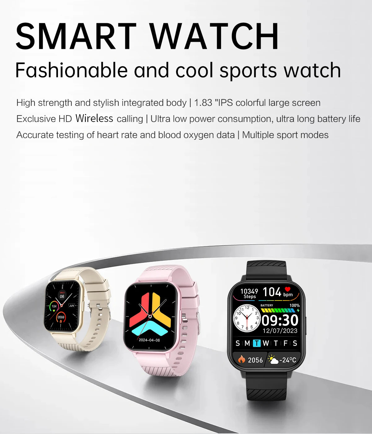 LIGE New Bluetooth Call Smart Watches Women Wrist Watch Sports Fitness Watches IP67 Waterproof Smartwatch For iPhone Android iOS