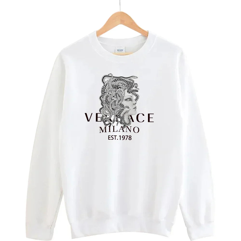 Men's Autumn Round Neck Sweatshirt + Sweatpants Luxury for Men