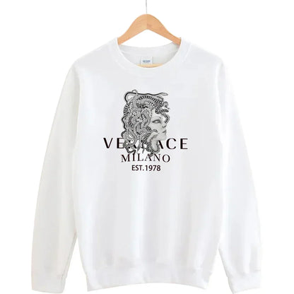 Men's Autumn Round Neck Sweatshirt + Sweatpants Luxury for Men