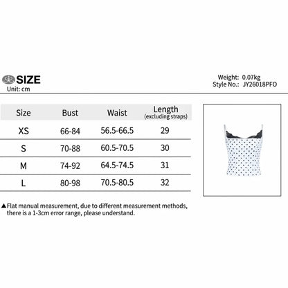 New Lace Splicing Lace Camisole Top Polka Dot Sleeveless Design Polka Dot Top Trendy Slim Fit Top Y2K Fashion