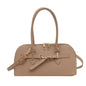 Women's Fashionable Handbag Retro Style Crossbody Bag For Commuting Soft PU Shoulder Bag[G32]