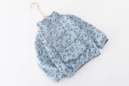 Baby Boys Girls Clothes stamp Cotton T-Shirt Pants 2Pcs/sets