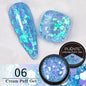30ML Glitter Poly Nail Gel Hema Free Pink Glitter Acrylic Gel Finger Extension Nail Gel Semi-Permanent Nail Varnish For Manicure