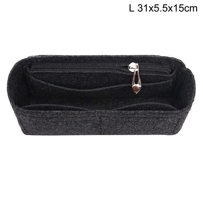 1PC Felt Insert Bag Organizer Makeup Organizers Liner Perfect for Brand Women's Handbags For And Cosmetic Bags