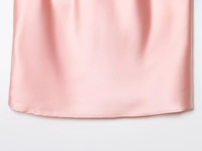Styledora Satin Halter Top
