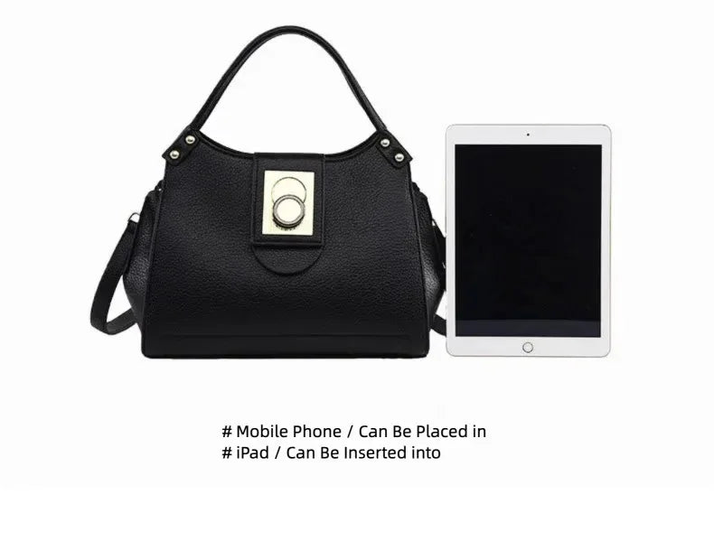 New Women's Handbags, Fashionable Tote Bags, High-End Shoulder Bags, Large-Capacity Commuter Bags, Simple and Versatile Casual Bags, Water-Resistant Crossbody Bags