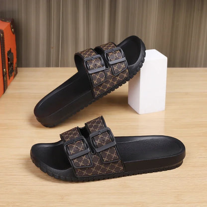 Moda casual flip-flops masculino verão eva sandálias esportivas de sola macia 2024 nova tendência confortável antiderrapante chinelos de praia