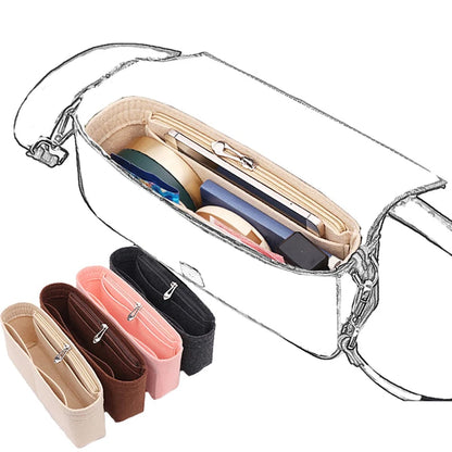 1PC Felt Insert Bag Organizer Makeup Organizers Liner Perfect for Brand Women's Handbags For And Cosmetic Bags