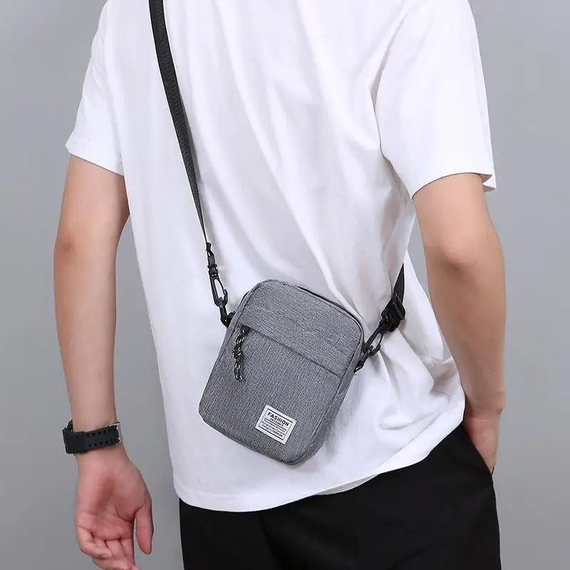 Men's Bag, Available In Single Shoulder Or Cross-body Design, Suitable For Daily Use During School. Made Of Nylon Material