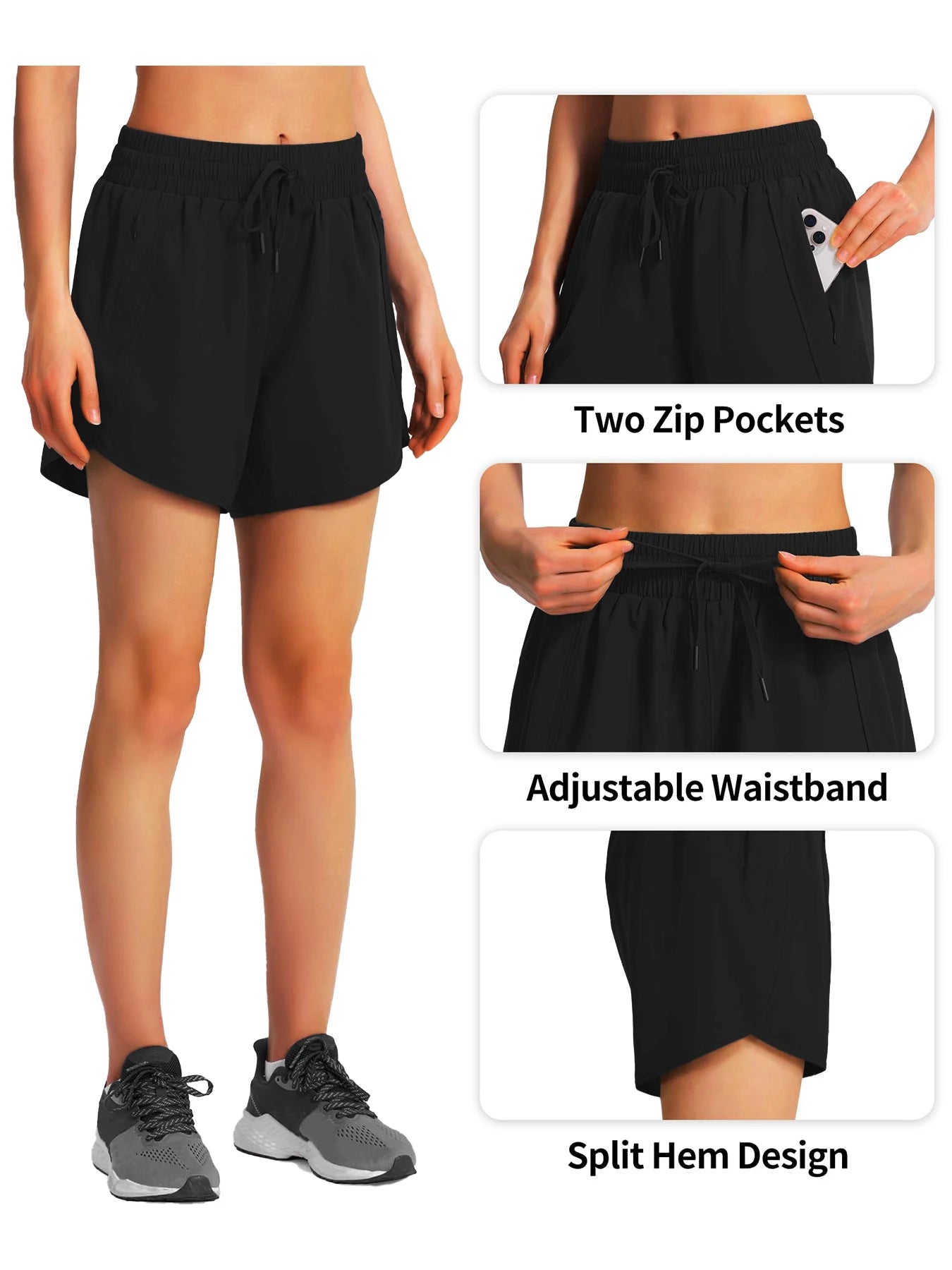 Women's Sport Running Shorts – Quick-Dry Fitness Shorts